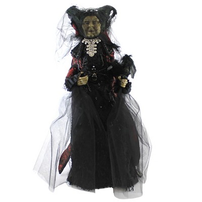 Halloween 26.0" Black Widow Witch Crow Spider Wart  -  Decorative Figurines