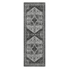 Machine Washable Runner Rugs, Non Slip Indoor Soft Accent Distressed Boho Vintage Print Lightweight Thin Low Pile Carpet - 2 of 4