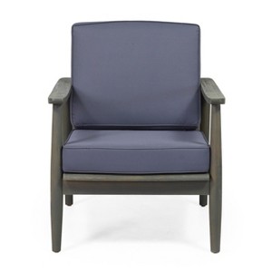 Christopher Knight Home Willowbrook Outdoor Acacia Wood Club Chair - 1 of 4