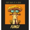 My Dad Is A Real Fungi Dad Jokes for Father's Day Adult Crew Neck Long Sleeve Tee - 2 of 2