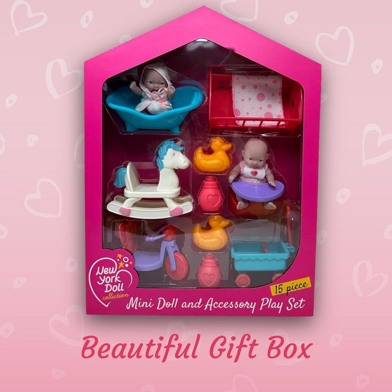 The New York Doll Collection Mini Baby Doll Set, 3 of 6