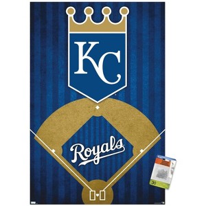 Trends International MLB Kansas City Royals - Logo 20 Unframed Wall Poster Prints - 1 of 4
