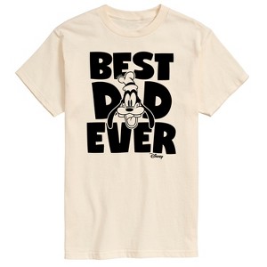 Men's - Disney - Goofy Best Dad Ever Short Sleeve Graphic T-Shirt - 1 of 4