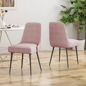 Set of 2 Alnoor Modern Dining Chairs - Christopher Knight Home - 1 of 4