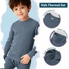 City Threads Boys USA-Made Soft & Cozy Thermal Long Johns 2-Piece Set - Warm Base Layer & Loungewear - 3 of 4