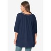 ellos Plus Size Crochet Trim Tunic - 3 of 4