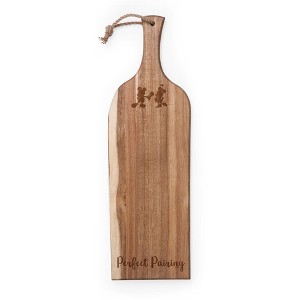 Toscana Disney Mickey and Minnie Mouse Artisan 24 inch Acacia Charcuterie Board - 1 of 4