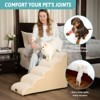 PetSafe Curved Dog Stairs – Foam Ramp for Small Pets, Non-Slip Ladder for Bed & Sofa with Waterproof Cover - 3 of 4