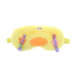 Unique Bargains Portable Funny Strap Eye Mask Yellow 1 Pc - 1 of 3