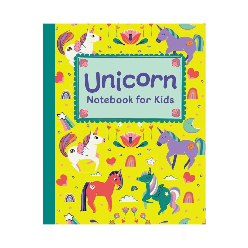Unicorn Notebook for Kids: Featuring Cute Unicorn Art and Lined, Blank, Graphed and Bulleted Pages Perfect for Journaling and Doodling! - (Paperback), 1 of 2
