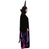 HalloweenCostumes.com Disney Sleeping Beauty Adult Maleficient Robe Womens, Long Black Evil Robe Halloween Costume - 2 of 4