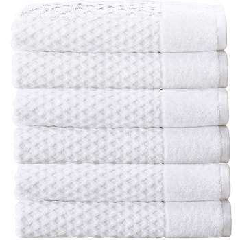 100% Cotton Quick Dry Popcorn Textured Bath Towel Set (washcloths (12-pack),  Clay) - Great Bay Home : Target