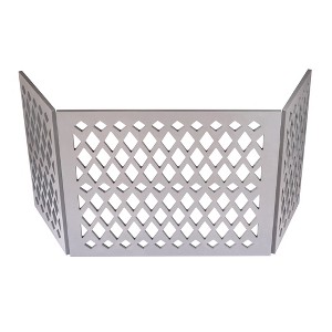 Hoovy Wooden Grey Freestanding Foldable Small Pet Dog Gates for Doorways. Dog Fence - 1 of 4