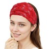 Unique Bargains Women's Flowers Thin Lace Wide Headband 1 Pc - 4 of 4