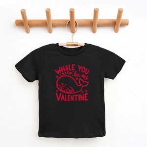 The Juniper Shop Valentines Whale Youth Short Sleeve Tee - 1 of 3