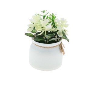 Unique Bargains Artificial Plants 4-Piece Large Lotus Plastic 3.54"x3.54"x6.69" 1 Pcs - 1 of 4