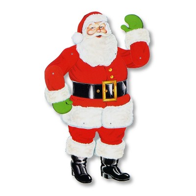 Beistle 29" Jointed Santa; 3/Pack 22525