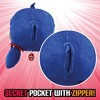 Miraculous Ladybug Ladybug Plush Pillow with Large Zipper Secret Pocket - 16.5-inch Extra Soft, Cuddly, Fluffy Decorative Cushion - 3 of 4