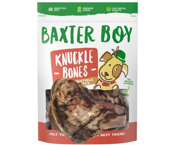 Baxter Boy Knuckle Bone Dog Treats - 2pk