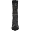 Memoi Women's Diamond Line Fashion Soft-Fit Crew Sock - 2 of 4