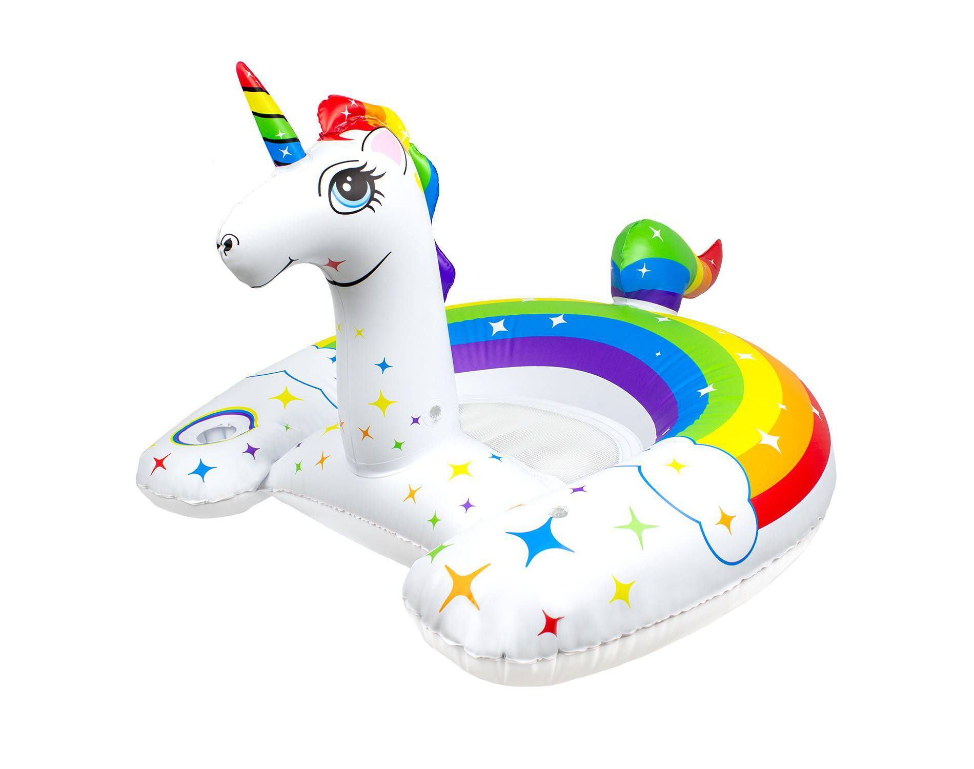 Poolmaster Rainbow Unicorn Inflatable Swimming Pool Float - Rainbow