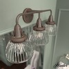 Hunter Fans Cypress Grove 3 - Light Vanity in  Natural Iron - 4 of 4