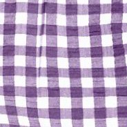 purple orchid gingham