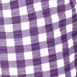 purple orchid gingham