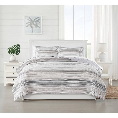 Oceanfront Resort 2pc Twin Navarre Yarn Dye Striped Quilt Set