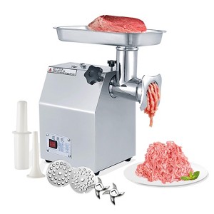 Commercial Heavy Duty Meat Grinder, Electric Meat Grinder with 1 Sausage Tubes, 2 Blades, 2 Plates, Meat Grinder Max Yield for Home Kitchen Use - 1 of 4