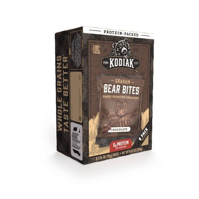 Kodiak Cakes Bear Bites Chocolate Graham Crackers - 8.47oz