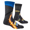 Odd Sox, Out Of Time, Funny Novelty Socks, Large - 3 of 4