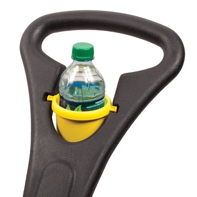 Blue Plastic Ride-On Push Car with Safety Strap