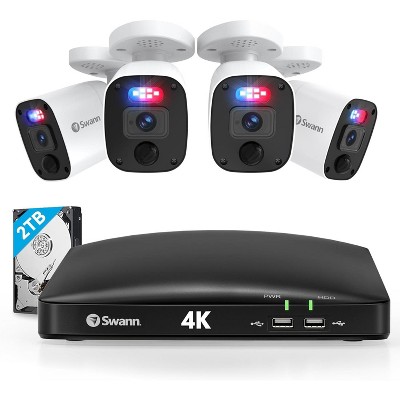 Swann DVR Security System, SWPRO Square Home Bullet Camera, 85680 Hub