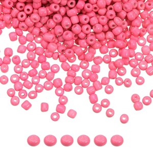 Unique Bargains Loose Craft DIY Earring Necklace Making Glass Round Beads 6000 Pcs - 1 of 4