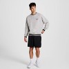 Champion Men's Small Script Sweatshirt - Light Heather Gray M - 3 of 4