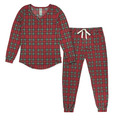 Family Pajamas Women's Matching Pajamas Stewart Plaid Pajama Sets