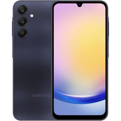 Samsung Galaxy A25 5G 128GB Smartphone 6.5" Full HD AMOLED Screen 50MP Camera Fully Unlocked - SM-A256 Manufacturer Refurbished - Black