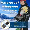 Solaris Waterproof Warm Ski Gloves, 3M Winter Cozy Thinsulated Snow Gloves for Skiing, Snowboarding, Shoveling, Cycling, Outdoor Sports - 3 of 4