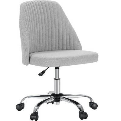 DOMETOUR Home Office Desk Chair Gray - Adjustable Rolling Chair