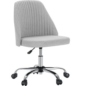 DOMETOUR Home Office Desk Chair Gray - Adjustable Rolling Chair - 1 of 4