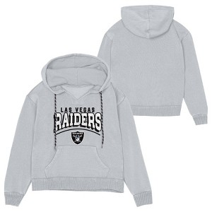 NFL Las Vegas Raiders Women's Hooded Sweatshirt - 1 of 3