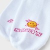 Adult Poppi Soda's Back Graphic Crew Socks - White: Flat Seams, Ankle Height, Knit Design - 3 of 3