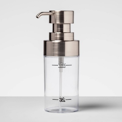 Plastic Foaming Soap Dispenser Silver - Made By Design™