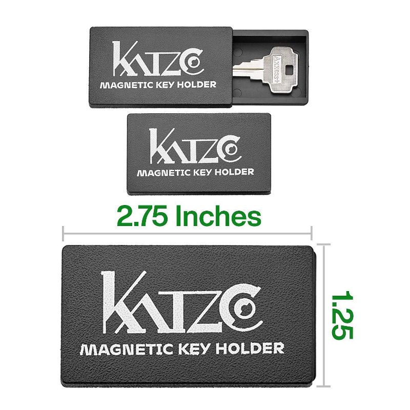 Katzco Magnetic Key Holder - 3 Pack, 3 of 4