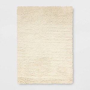 4'x5'6" Back to College Solid Shag Accent Rug - Room Essentials™ - 1 of 4