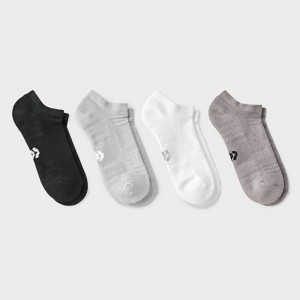 Women's Cushioned Active Practice 4pk Athletic No Show Socks - All In Motion™ 4-10 - 1 of 3