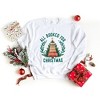 Simply Sage Market Women's Graphic Sweatshirt All Booked Christmas Tree - 3 of 4