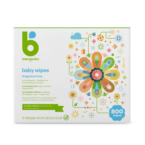 Babyganics Fragrance-Free Baby Wipes (Select Count) - image 1 of 3