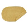 Design Imports Yellow Large Oval Crochet Bath Mat - 2 of 4